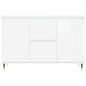 vidaXL Sideboard Hochglanz-Weiß 104x35x70 cm Holzwerkstoff vidaXL Sideboard Hochglanz-Weiß 104x35x70 cm Holzwerkstoff