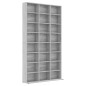 vidaXL CD-Regal Grau Sonoma 102x23x177,5 cm Holzwerkstoff vidaXL CD-Regal Grau Sonoma 102x23x177,5 cm Holzwerkstoff