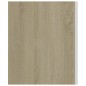 vidaXL Waschbeckenunterschrank Weiß Sonoma-Eiche 60x38,5x46 cm vidaXL Waschbeckenunterschrank Weiß Sonoma-Eiche 60x38,5x46 cm