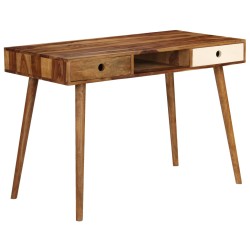 vidaXL Schreibtisch 110 x 55 x 76 cm Massivholz
