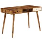 vidaXL Schreibtisch 110 x 55 x 76 cm Massivholz vidaXL Schreibtisch 110 x 55 x 76 cm Massivholz