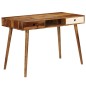 vidaXL Schreibtisch 110 x 55 x 76 cm Massivholz vidaXL Schreibtisch 110 x 55 x 76 cm Massivholz