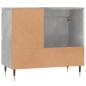 vidaXL Badschrank Betongrau 65x33x60 cm Holzwerkstoff vidaXL Badschrank Betongrau 65x33x60 cm Holzwerkstoff