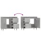 vidaXL Badschrank Betongrau 65x33x60 cm Holzwerkstoff vidaXL Badschrank Betongrau 65x33x60 cm Holzwerkstoff