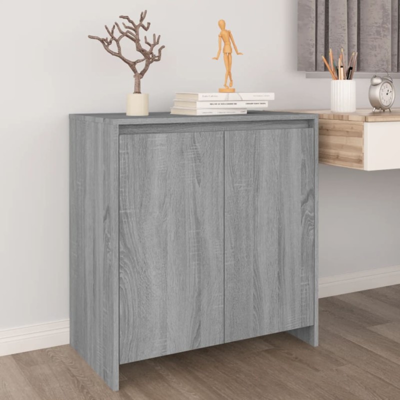 vidaXL Sideboard Grau Sonoma 70x41x75 cm Holzwerkstoff vidaXL Sideboard Grau Sonoma 70x41x75 cm Holzwerkstoff