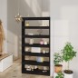 vidaXL Bücherregal/Raumteiler Schwarz 100×30×198 cm Holzwerkstoff vidaXL Bücherregal/Raumteiler Schwarz 100×30×198 cm Holzwerkstoff