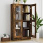 vidaXL Vitrinenschrank Räuchereiche 82,5x30,5x150 cm Holzwerkstoff vidaXL Vitrinenschrank Räuchereiche 82,5x30,5x150 cm Holzwerkstoff