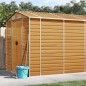 vidaXL Gerätehaus Hellbraun 191x725x198 cm Verzinkter Stahl vidaXL Gerätehaus Hellbraun 191x725x198 cm Verzinkter Stahl