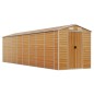 vidaXL Gerätehaus Hellbraun 191x725x198 cm Verzinkter Stahl vidaXL Gerätehaus Hellbraun 191x725x198 cm Verzinkter Stahl