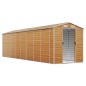 vidaXL Gerätehaus Hellbraun 191x725x198 cm Verzinkter Stahl vidaXL Gerätehaus Hellbraun 191x725x198 cm Verzinkter Stahl