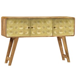 vidaXL Sideboard Mangoholz Massiv 120 x 30 x 80 cm