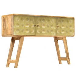 vidaXL Sideboard Mangoholz Massiv 120 x 30 x 80 cm
