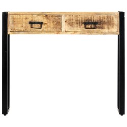 vidaXL Konsolentisch 90 x 30 x 75 cm Massivholz Mango