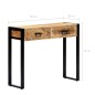 vidaXL Konsolentisch 90 x 30 x 75 cm Massivholz Mango vidaXL Konsolentisch 90 x 30 x 75 cm Massivholz Mango