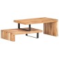 vidaXL 2-tlg. Couchtisch-Set Akazie Massivholz vidaXL 2-tlg. Couchtisch-Set Akazie Massivholz