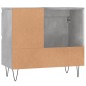 vidaXL Badschrank Betongrau 65x33x60 cm Holzwerkstoff vidaXL Badschrank Betongrau 65x33x60 cm Holzwerkstoff