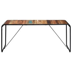 vidaXL Esstisch 180x90x76 cm Altholz Massiv