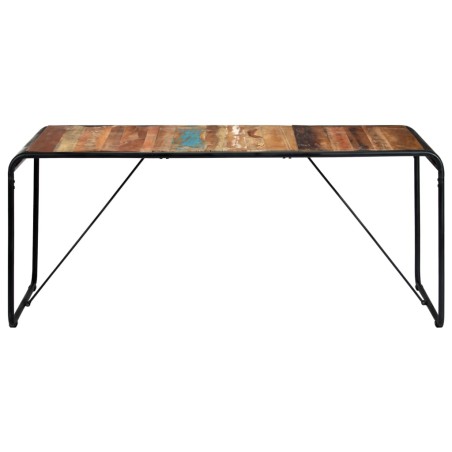 vidaXL Esstisch 180x90x76 cm Altholz Massiv