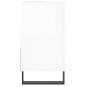 vidaXL Badschrank Hochglanz-Weiß 65x33x60 cm Holzwerkstoff vidaXL Badschrank Hochglanz-Weiß 65x33x60 cm Holzwerkstoff