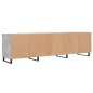vidaXL TV-Schrank Betongrau 150x30x44,5 cm Holzwerkstoff vidaXL TV-Schrank Betongrau 150x30x44,5 cm Holzwerkstoff