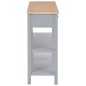 vidaXL Sideboard Grau 110×35×80 cm MDF vidaXL Sideboard Grau 110×35×80 cm MDF