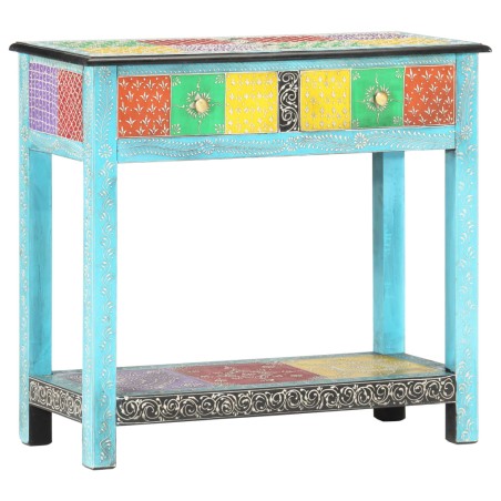 vidaXL Konsolentisch Handbemalt 80×35×75 cm Mango Massivholz 