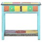vidaXL Konsolentisch Handbemalt 80×35×75 cm Mango Massivholz vidaXL Konsolentisch Handbemalt 80×35×75 cm Mango Massivholz