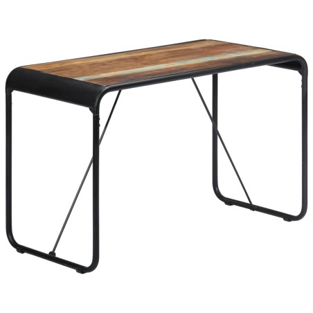 vidaXL Esstisch 118x60x76 cm Altholz Massiv