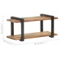vidaXL TV-Schrank 90x40x40 cm Recyceltes Massivholz vidaXL TV-Schrank 90x40x40 cm Recyceltes Massivholz