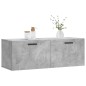vidaXL Wandschrank Betongrau 100x36,5x35 cm Holzwerkstoff vidaXL Wandschrank Betongrau 100x36,5x35 cm Holzwerkstoff