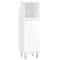vidaXL Badschrank Hochglanz-Weiß 30x30x100 cm Holzwerkstoff vidaXL Badschrank Hochglanz-Weiß 30x30x100 cm Holzwerkstoff