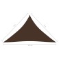 vidaXL Sonnensegel Oxford-Gewebe Dreieckig 4x4x5,8 m Braun vidaXL Sonnensegel Oxford-Gewebe Dreieckig 4x4x5,8 m Braun