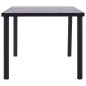 vidaXL Esstisch Schwarz und Betongrau 200 x 100 x 75 cm MDF vidaXL Esstisch Schwarz und Betongrau 200 x 100 x 75 cm MDF