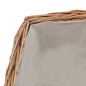 vidaXL Holzkorb mit Tragegriff 61,5 × 46,5 × 58 cm Braun Weide vidaXL Holzkorb mit Tragegriff 61,5 × 46,5 × 58 cm Braun Weide