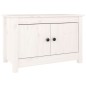 vidaXL Schuhschrank Weiß 70x38x45,5 cm Massivholz Kiefer vidaXL Schuhschrank Weiß 70x38x45,5 cm Massivholz Kiefer
