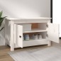 vidaXL Schuhschrank Weiß 70x38x45,5 cm Massivholz Kiefer vidaXL Schuhschrank Weiß 70x38x45,5 cm Massivholz Kiefer