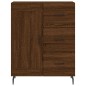 Highboard Braun Eichen-Optik 69,5x34x180 cm Holzwerkstoff Highboard Braun Eichen-Optik 69,5x34x180 cm Holzwerkstoff