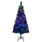 vidaXL Künstlicher Weihnachtsbaum mit Ständer Grün 240 cm Fiberoptik vidaXL Künstlicher Weihnachtsbaum mit Ständer Grün 240 cm Fiberoptik