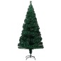 vidaXL Künstlicher Weihnachtsbaum mit Ständer Grün 240 cm Fiberoptik vidaXL Künstlicher Weihnachtsbaum mit Ständer Grün 240 cm Fiberoptik