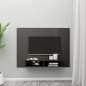 vidaXL TV-Wandschrank Hochglanz-Grau 135x23,5x90 cm Holzwerkstoff vidaXL TV-Wandschrank Hochglanz-Grau 135x23,5x90 cm Holzwerkstoff