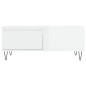 vidaXL Couchtisch Hochglanz-Weiß 90x50x36,5 cm Holzwerkstoff vidaXL Couchtisch Hochglanz-Weiß 90x50x36,5 cm Holzwerkstoff