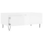 vidaXL Couchtisch Hochglanz-Weiß 90x50x36,5 cm Holzwerkstoff vidaXL Couchtisch Hochglanz-Weiß 90x50x36,5 cm Holzwerkstoff