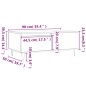 vidaXL Couchtisch Hochglanz-Weiß 90x50x36,5 cm Holzwerkstoff vidaXL Couchtisch Hochglanz-Weiß 90x50x36,5 cm Holzwerkstoff