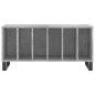 vidaXL Plattenschrank Betongrau 100x38x48 cm Holzwerkstoff vidaXL Plattenschrank Betongrau 100x38x48 cm Holzwerkstoff
