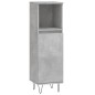 vidaXL Badschrank Betongrau 30x30x100 cm Holzwerkstoff vidaXL Badschrank Betongrau 30x30x100 cm Holzwerkstoff