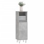 vidaXL Badschrank Betongrau 30x30x100 cm Holzwerkstoff vidaXL Badschrank Betongrau 30x30x100 cm Holzwerkstoff