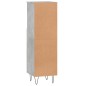 vidaXL Badschrank Betongrau 30x30x100 cm Holzwerkstoff vidaXL Badschrank Betongrau 30x30x100 cm Holzwerkstoff