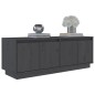 vidaXL TV-Schrank Grau 110x34x40 cm Massivholz Kiefer vidaXL TV-Schrank Grau 110x34x40 cm Massivholz Kiefer