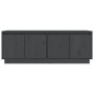 vidaXL TV-Schrank Grau 110x34x40 cm Massivholz Kiefer vidaXL TV-Schrank Grau 110x34x40 cm Massivholz Kiefer