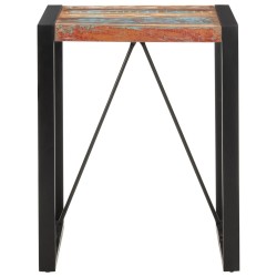 vidaXL Esstisch 60x60x75 cm Recyceltes Massivholz
